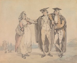 Cerfs de la première tête - Thomas Rowlandson