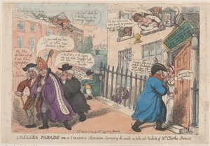Parade de Chelsea ou un membre croassant examinant l