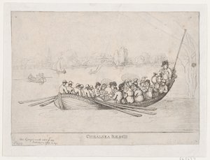 Chelsea Reach, 1799 - Thomas Rowlandson