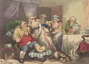 Confort dans la goutte, 1785 - Thomas Rowlandson
