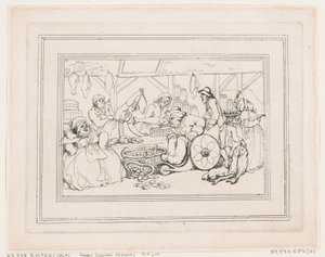 Les plaisirs du bain, planche 4 - Thomas Rowlandson