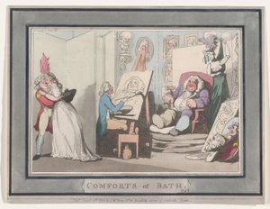 Les conforts de Bath, Planche 6 - Thomas Rowlandson