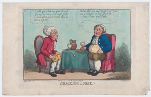 Raconter une blague, 15 novembre 1808 - Thomas Rowlandson
