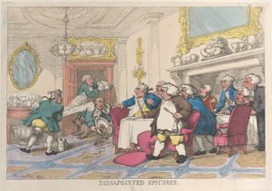 Épicuriens déçus, 1809 - Thomas Rowlandson