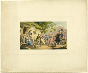 Docteur Syntax Sport rural, de Le Tour du Docteur Syntax - Thomas Rowlandson