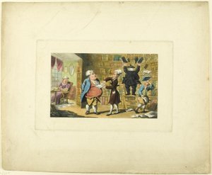 Le Docteur Syntax et le libraire, de Le Tour du Docteur Syntax