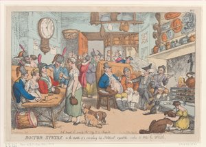 Le Docteur Syntax, au milieu d