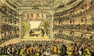 Le Dr Syntax au Covent Garden Theatre