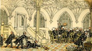 Le Dr Syntax diverti au collège - Thomas Rowlandson