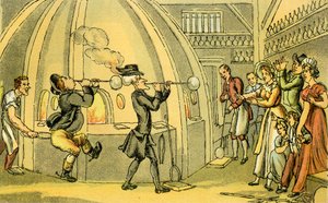 Dr Syntax dans la verrerie - Thomas Rowlandson