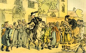 Le Dr Syntax part pour son deuxième voyage - Thomas Rowlandson