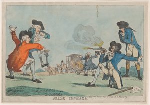 Faux Courage, 22 novembre 1788 - Thomas Rowlandson
