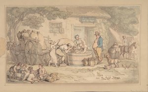 Scène agricole - Thomas Rowlandson
