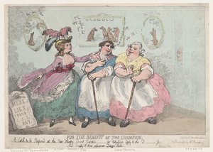 Pour le bénéfice du champion, 20 mai 1784 - Thomas Rowlandson