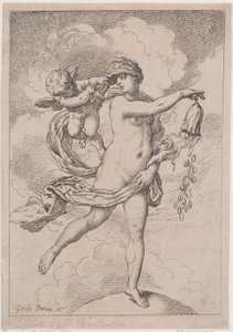 Fortuna avec une bourse, 1795-99 - Thomas Rowlandson