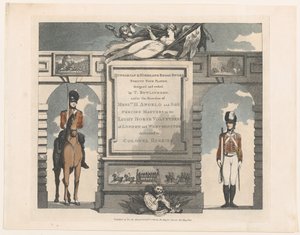 En avant, sabre hongrois et écossais, 12 février 1799 - Thomas Rowlandson