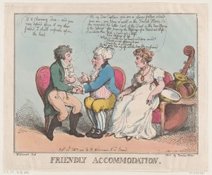 Accord amical - Thomas Rowlandson