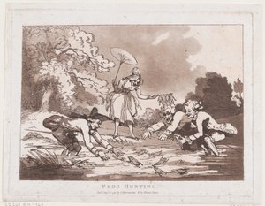 Chasse aux grenouilles - Thomas Rowlandson