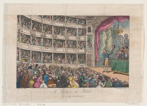 Frontispice, de A Lecture on Heads par George Alexander Stevens, avril 1808 - Thomas Rowlandson