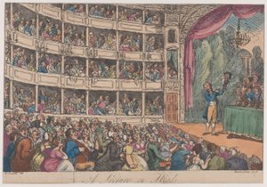 Frontispice, de A Lecture on Heads par George Alexander Stevens, avril 1808 - Thomas Rowlandson