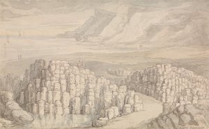 La Chaussée des Géants, Antrim, Irlande. - Thomas Rowlandson