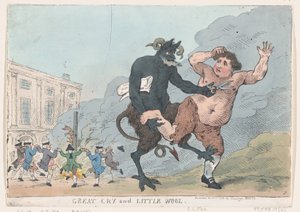 Grand cri et peu de laine, 22 décembre 1783 - Thomas Rowlandson