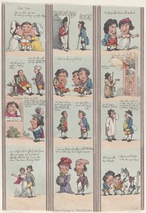Bordures grotesques pour pièces et halls - Thomas Rowlandson