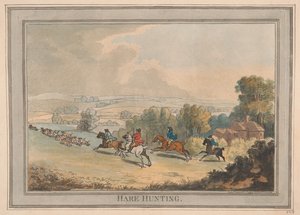 Chasse au lièvre - Thomas Rowlandson