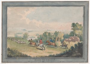 Chasse au lièvre - Thomas Rowlandson