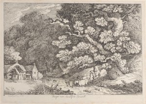 Hengar, près de Camelford, en Cornouailles - Thomas Rowlandson