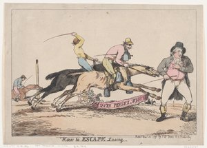 Comment échapper à la défaite, 22 novembre 1791 - Thomas Rowlandson