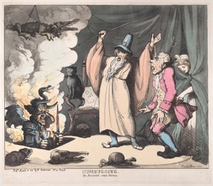 Tromperie, ou invoquer le diable, 12 mars 1800 - Thomas Rowlandson