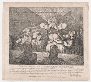 Imitations au théâtre de Drury-Lane Beautés pittoresques de Boswell, deuxième partie, 20 juin 1786