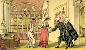 Introduction à la cour - Thomas Rowlandson