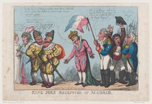 Réception du roi Joe à Madrid, 21 août 1808