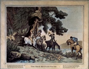 La rencontre des haut coursier - Thomas Rowlandson