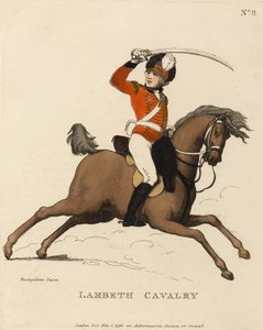 Cavalerie de Lambeth, vers 1799