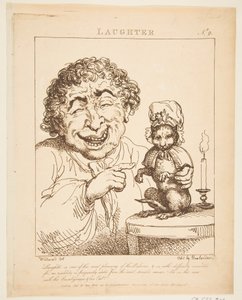 Le Rire Le Brun Travesti, ou Caricatures des Passions - Thomas Rowlandson