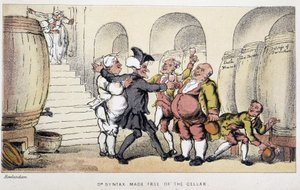 Le docteur dans une cave - Thomas Rowlandson