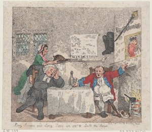 Les longs sermons et les longs sièges sont aptes à endormir les sens, 11 février 1783 - Thomas Rowlandson