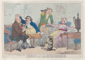 Lords of the Bedchamber, 14 avril 1784 - Thomas Rowlandson