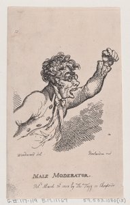 Modérateur masculin, 30 mars 1808 - Thomas Rowlandson