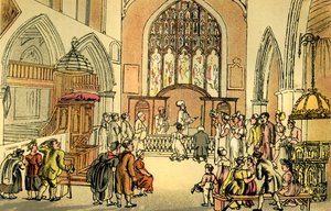 Mariage du Dr Dicky Bend - Thomas Rowlandson