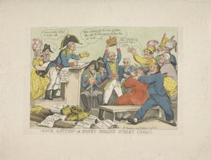 Napoléon vend des biens volés, 1813 - Thomas Rowlandson