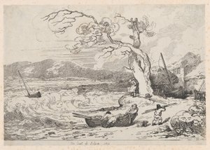 Sur la côte du Sussex, 1784-85 - Thomas Rowlandson