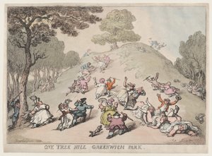 One Tree Hill, Greenwich Park, 1802 - Thomas Rowlandson