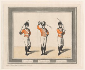 Garde extérieure, Garde de Saint-Georges, Garde intérieure, 1er septembre 1798 - Thomas Rowlandson