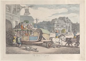 Diligence de Paris - Thomas Rowlandson