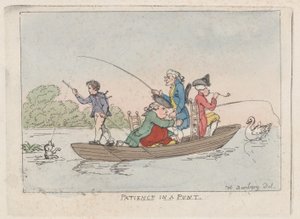 Patience dans une barque, vers 1803