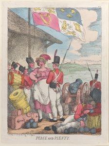 Paix et abondance, 8 mars 1814 - Thomas Rowlandson